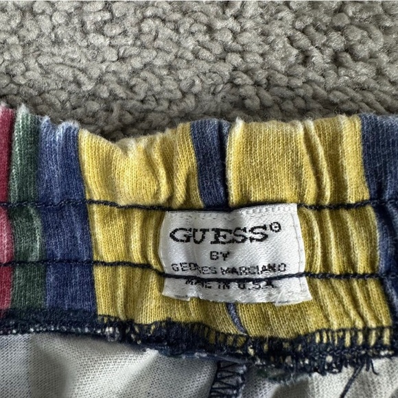 Guess Vintage 90’s era Color Bloc Shorts Mens Size Medium - Picture 5 of 8